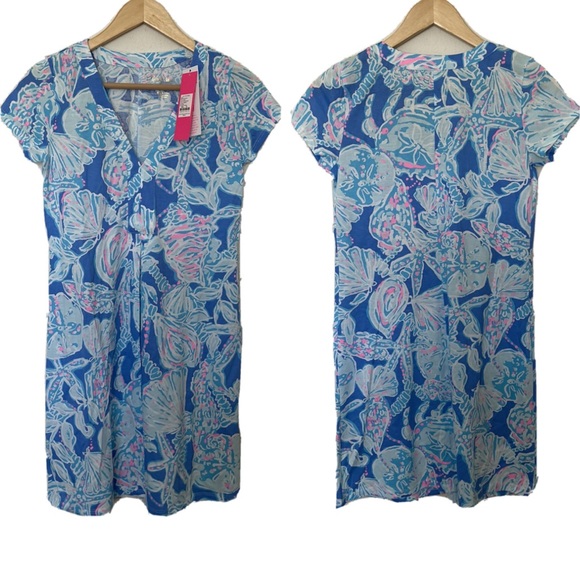 Lilly Pulitzer Amina Cap Sleeve Dress Shift XS - Picture 2 of 5